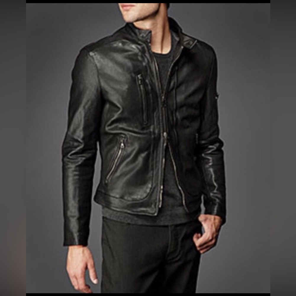 $1898 John Varvatos Collection Lambskin Leather EU 54 USA 44